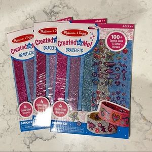 Melissa & Doug Created by Me! Design-Your-Own Bracelets Bundle of 3